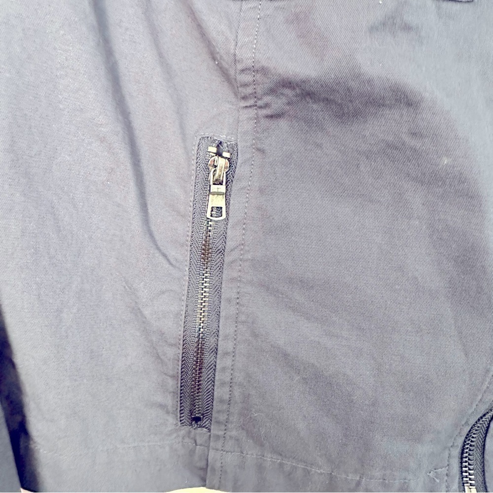 ModCloth Utility Jacket Navy L - Picture 4 of 12